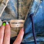 Cotton Citizen  Blue Distressed Hoodie Photo 4