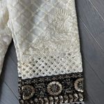 Designer Tawakkal Pakistani Heavy Work 3pc Party Wear Suit wedding White Size L Photo 5