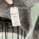 Athleta  Women's Gray Alpaca Merino Wool Undercover Camo Pullover Sweater Small Photo 2