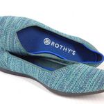 Rothy's Rothy’s Aqua Heather The Point Flats SZ  8 Blue-Green Photo 0