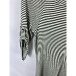 LOGO By Lori Goldstein LOGO Lori Goldstein Crochet Bottom Striped Tunic size small Photo 2