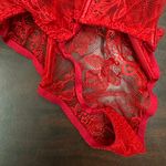 Victoria's Secret Victoria’s Secret Red Lace Bombshell Teddy Lingerie Size Large Photo 4