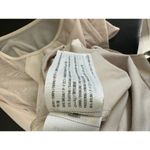 Abercrombie & Fitch Bodysuit Women XL NWOT Cream Nude Long Sleeve Sheer Mesh Photo 5