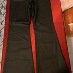 NWT Coated Black Flared jeans Size 14 Photo 1