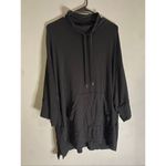 Donna Karan  Sleepwear Black Cowl Neck Soft Sleep Shirt Women's Size L/XL Photo 1