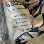 Stillwater Button Down Shirt Abstract Butterfly Print Blue Size M Photo 4