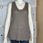 Michael Stars  Heathered Brown Flowy Tank Top Size OS Photo 8