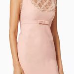 Elisabetta Franchi Blush Pink Sleeveless Frilly Bow Preppy Sheath Mini Dress 4 Photo 0