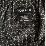 Torrid Sleeveless Tunic Swing Halter Tank Mini Challis Black/Red size 0 L Photo 4