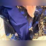 FUZZI Tulle Mesh Floral Bodycon Faux Wrap Dress Size S Photo 5