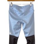 Alo Yoga Womens Goddess Colorblock Ruched High Waist Leggings Blue Black Size XS Photo 4