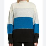 H by Halston NWT H HALSTON MOCK NECK LONG SLEEVE PULLOVER SWEATER IN MYKONOS BLUE Photo 2