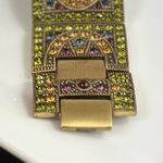 Heidi Daus “Once Upon A Time” Square Art Deco Watch Gold Photo 8