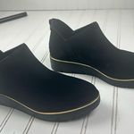 Andiamo Black Rubber Ankle Rain Boots Womenโs Size 8 Photo 8