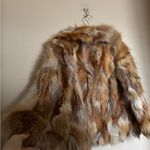 American Vintage Vintage 70s L’Elegante Genuine Fox Fur Short Coat Sz XS Multi Color Photo 3