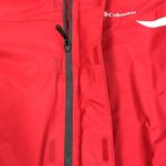 Columbia  Jacket Women XL Omni-Shield Waterproof Red Grey Outdoor Sporty Casual Photo 7
