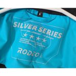 Rodeo Silver Series Women's Ski Snowboard Jacket Size S Ombre Purple Green Blue Photo 3