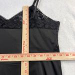 VTG The Treasury L Black Sheer Lace Slip Dress Lingerie Sexy Pinup Goth Romantic Size L Photo 8