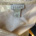 Hinge  Cream Short Sleeve V-Neck Top Photo 2