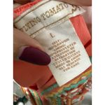 Flying Tomato Women Sz Large Embroidered Peach Adjustable Maxi Dress Photo 4