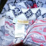 Rubber Ducky  Gray Red Paisley Wrap Dress S Photo 6