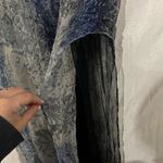 Intermix IMPROVD Exclusively For  Blue Slit Midi Skirt Size Small Photo 2