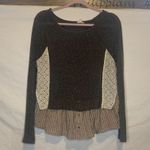 Hem & Thread  Soft Lace and Plaid Blouse Photo 12