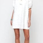 Karen Kane  💯 cotton embellished boho dress. Puff sleeves. Washable. Size M. NWT. Photo 1