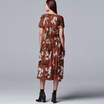 Simply Vera, Vera Wang Simply Vera Vera Wang Smock Detail Asymmetrical Dress women’s size XS Photo 5