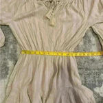 Women’s Blue B Collection Romper Tan Photo 9