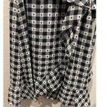 Julia Jordan  Navy Blue White Plaid Short Sleeve Mini Dress Photo 3