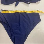 BLOOMING LILY, Women’s Two Piece,‎ Navy Swimsuit,Size XL, bow in front, Blue Photo 7