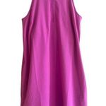 Lou & grey Wonderweave Zip Dress Women's Extra Small Neon Violet Halter Photo 0