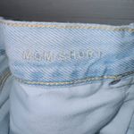 American Eagle  Women's Light Wash High Waisted Distressed Cut Off Mom Shorts 4 Photo 3