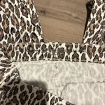 Chico's  So Slimming Girlfriend Slim Leg‎ Ankle Jeans Leopard Print Size 4 Photo 3
