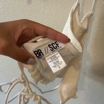 Beach Riot  X Stone Cold Fox Halter Ruffle White Bikini Top Swim Resortwear Photo 2