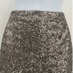 Halogen  Sequin Silver Pencil Skirt 2 Holiday Glam NYE Party Festive Y2K Winter Photo 1