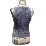 Miou Muse cable knit tank. Size Small Gray Photo 9