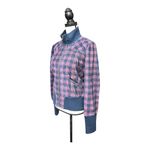 Tulle Blue and Pink Bomber Jacket Size XL Photo 2