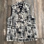 J Brand ANTHROPOLOGIE graffiti print vest size 6 Photo 7