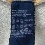 Tommy Hilfiger Y2K Hoodie Jacket Sz S Beige Sherpa Zip Up Pockets 00s Casual Photo 11