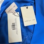 Adelyn Rae NWT  Freija fit and flare dress blue sz S puff sleeve Photo 5