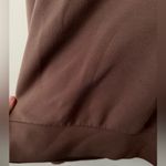 Varley  Davidson Sweatshirt Zip Pinebark Taupe Brown Size Small Photo 6