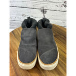 Toms Women's  Gray Suede Faux Fur Lined Sneakers Size 7.5 Photo 1