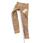 Athleta Women's Moto Tight Inclination Shimmer Rose Brown Legging XS Petite NWT Photo 2