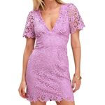 Lulus NWT  Sweetie Lavender Lace Dress Size XS Photo 1