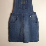 Levi's  denim jumper overalls dress size large juniors Photo 2