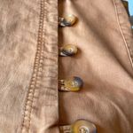 Free People  Tan Button-Detail skirt Photo 5