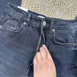 ZARA NWOT  Comfort Mom Fit High Rise Jeanse Ankle Length Jeans in Black Size 0 Photo 10