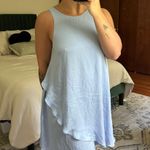 Sophie & Trey Satin Blue Dress Photo 0